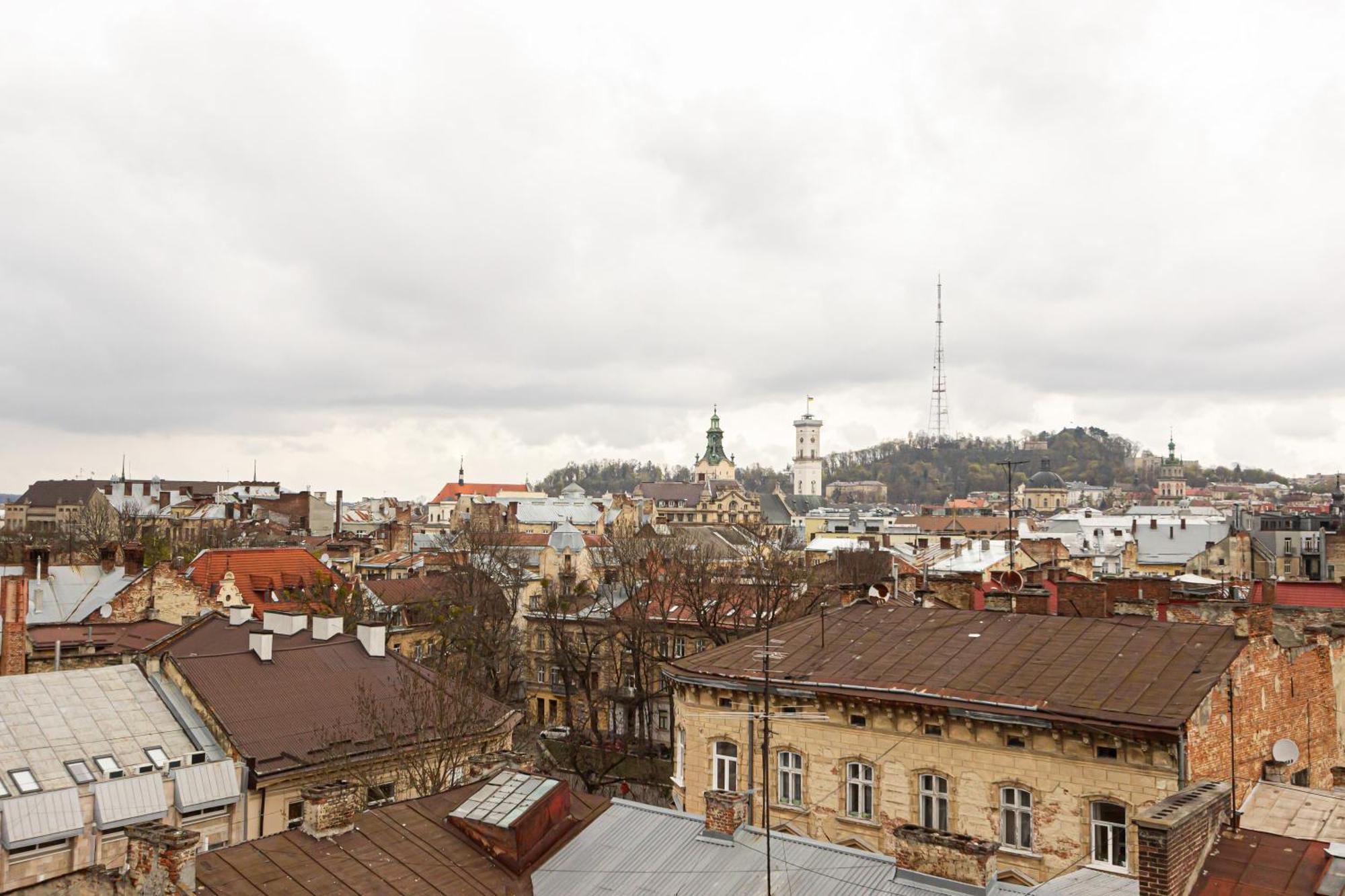 Stories Hub Aparthotel Lviv Bagian luar foto